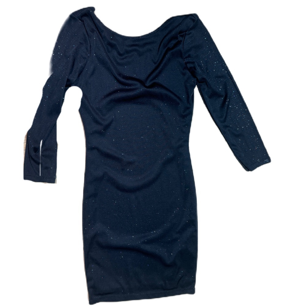 _top Shop Women's Little Black Dress - Size 2 - Mini Dress Sparkle Detail $16_